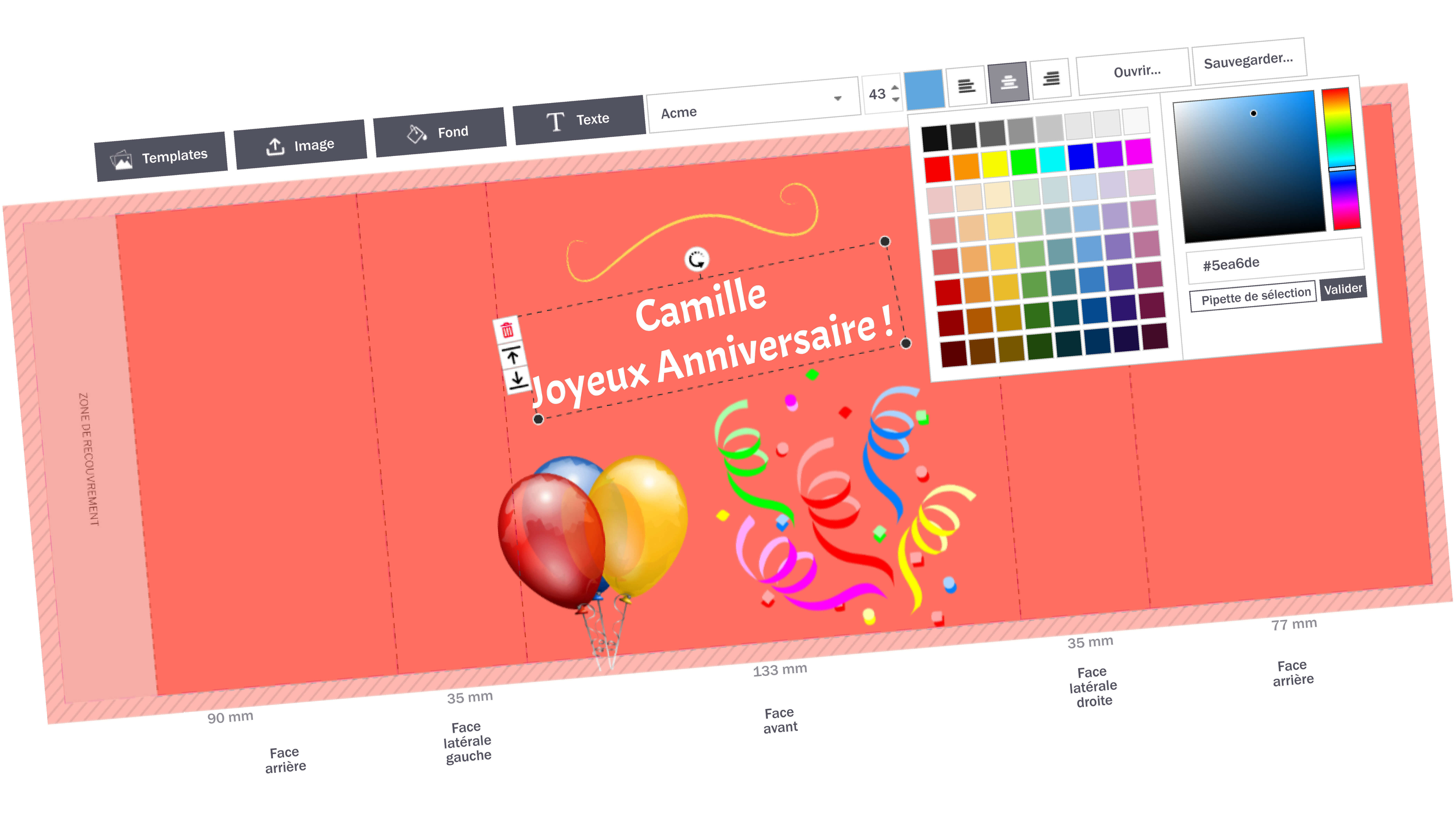 boite chocolat personnalisee